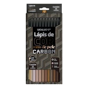 LÁPIS DE COR CARBON  TONS DE PELE