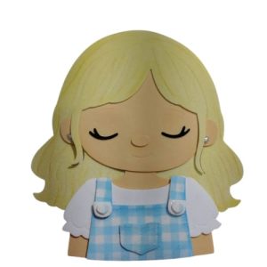 Aplique Menina Angelina